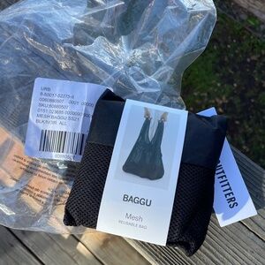 BAGGU MESH REUSABLE BAG BLACK
